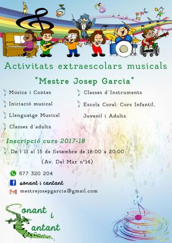 Cartell activitats extraescolars